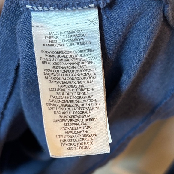 Ralph Lauren Blue Polo Bear Ski Mesh Sweater Shirt Size 14-16/L 100% Cotton - Picture 5 of 13